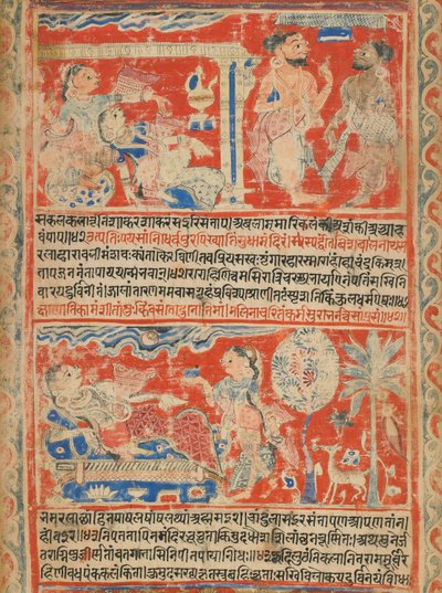 Vasanta Vilasa (een gedicht over de lente) (detail) door Unknown artist