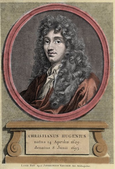 Portret van Christiaan Huygens. Nederlandse natuurkundige en wiskundige (1629-1695) door Unknown artist