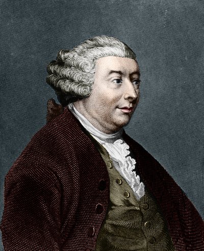 Portret van David Hume. Schotse filosoof (1711-1776). door Unknown artist