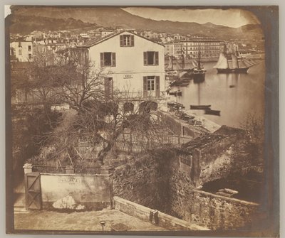 Havengezicht, Ajaccio, Corsica door Unknown artist/maker