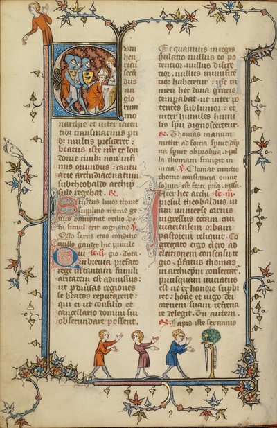 Begin C: Het martelaarschap van Thomas Becket door Unknown artist/maker