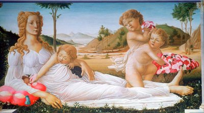 Een Allegorie, 1490-1550 door Unknown follower of Botticelli