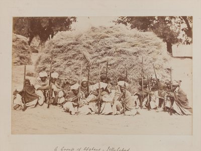 Afghaanse mannen, Jalalabad door Unknown photographer