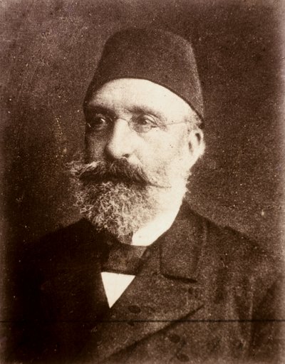 Ahmed Selik MIDHAT Pascia (1822-1863). Ottomaanse politicus (fotografie) door Unknown photographer