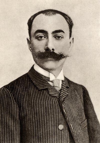 Andre (Charles Prosper) Messager (1853-1919) Franse componist en dirigent door Unknown photographer