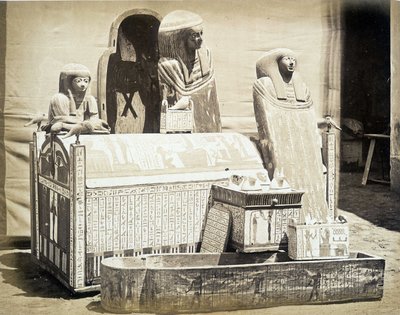 Archeologische standbeelden gevonden in Egypte - in 