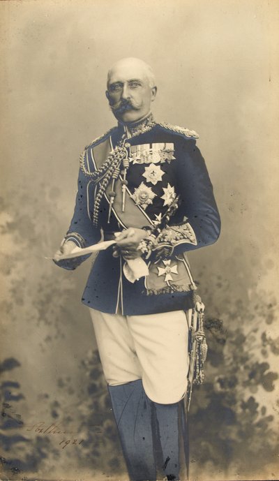 Arthur, Hertog van Connaught, Veldmaarschalk en Kolonel-in-Chief, Royal Dublin Fusiliers, circa 1910 door Unknown photographer