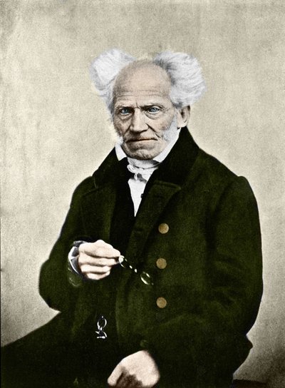 Arthur Schopenhauer (1788-1860), Duitse filosoof. door Unknown photographer