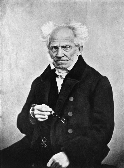 Arthur Schopenhauer (1788-1860), Duitse filosoof. door Unknown photographer