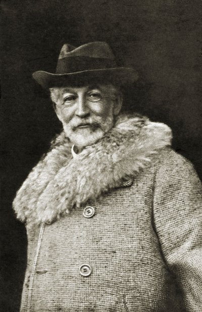 Baron Edmond de Rothschild (b/w photo) door Unknown photographer