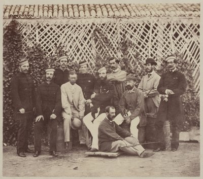 Cricketspelers, Karachi door Unknown photographer