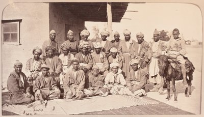 Durbar Maidan en Logar Chiefs, Kabul door Unknown photographer