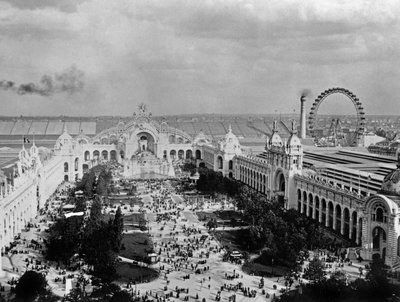 Reuzenrad, Wereldtentoonstelling Parijs door Unknown photographer