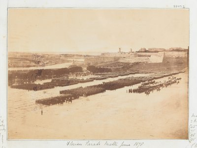 Florian Parade, Malta, juni 1878 door Unknown photographer