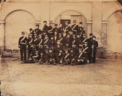 Vierde Termijn, Militair Seminarie van de Oost-Indische Compagnie, Addiscombe, juni 1857 door Unknown photographer