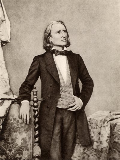 Franz (Ferencz) Liszt (1811-1886) Hongaars pianist en componist door Unknown photographer