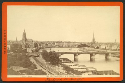 Duitsland, Hessen, Frankfurt am Main en Sachsenhausen, uitgegeven door C. Hertel, Mainz door Unknown photographer