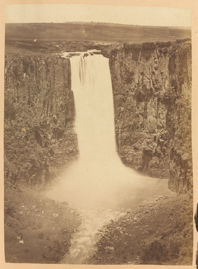 Howick Falls, Umgeni-rivier, Natal Provincie, Zuid-Afrika, circa 1882 door Unknown