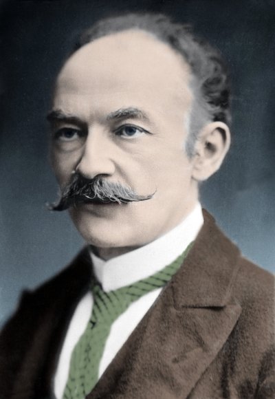 Portret van Thomas Hardy door Unknown photographer