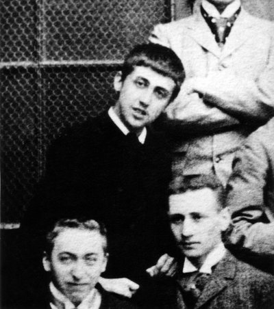 Marcel Proust (1871-1922) op de middelbare school in Parijs, ca. 1887 door Unknown photographer