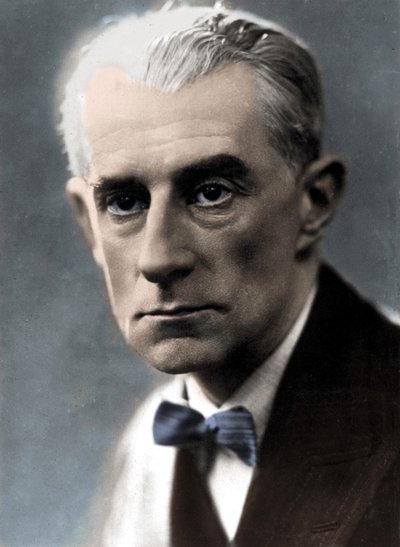 Portret van de componist Maurice Ravel. door Unknown photographer