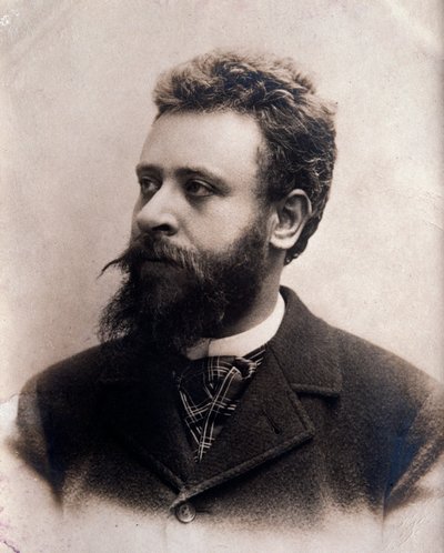 Portret van Alberto Franchetti (1860-1942) Italiaanse componist door Unknown photographer