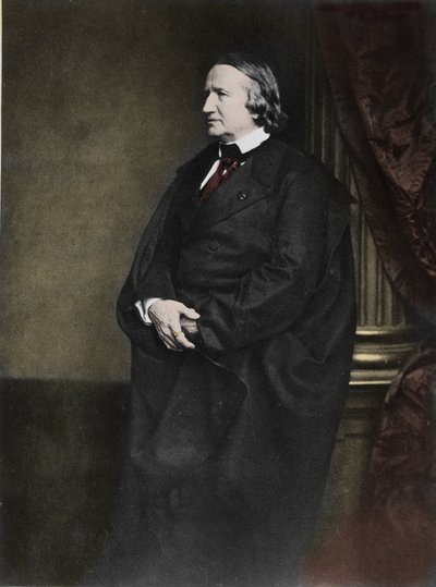 Portret van Alfred de Vigny (Alfred Victor, Graaf van Vigny) door Unknown photographer