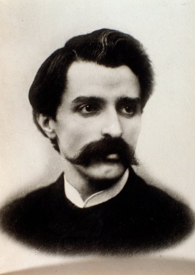 Portret van Alfredo Catalani (zwart-wit foto) door Unknown photographer