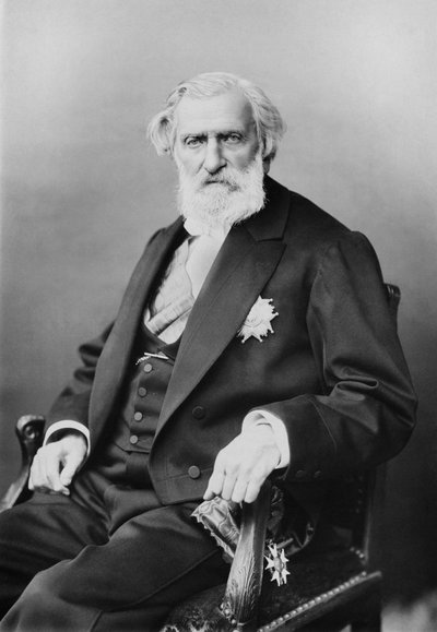 Portret van Ambroise Thomas (1811-1896), Franse componist door Unknown photographer