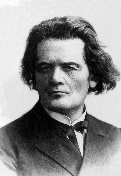 Portret van Anton Rubinstein (1829-1894), Russische pianist en componist. door Unknown photographer