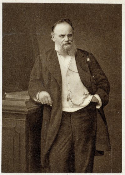 Portret van Aristide Boucicaut (koopman en filantroop) in 1874. door Unknown photographer