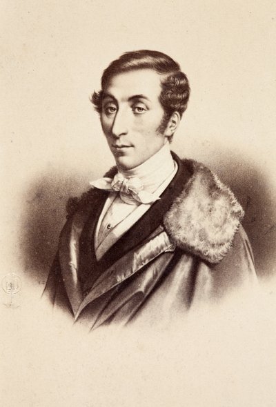 Portret van Carl Maria von Weber, ca. 1860s door Unknown photographer
