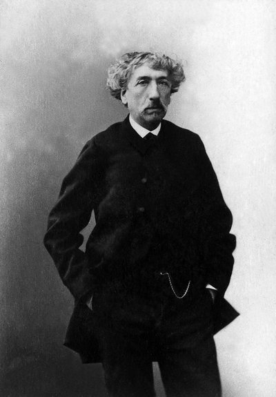 Portret van Charles Garnier (1825-1898), Franse architect. door Unknown photographer