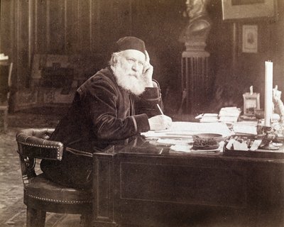 Portret van Charles Gounod (1818 - 1893), Franse componist. door Unknown photographer