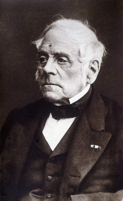Portret van Daniel François Esprit Auber (1782-1871), Franse componist door Unknown photographer