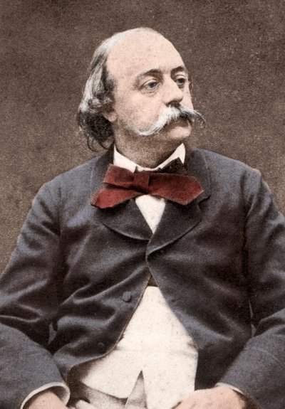 Portret van de Engelse schrijver Gustave Flaubert (1821-1880) door Unknown photographer