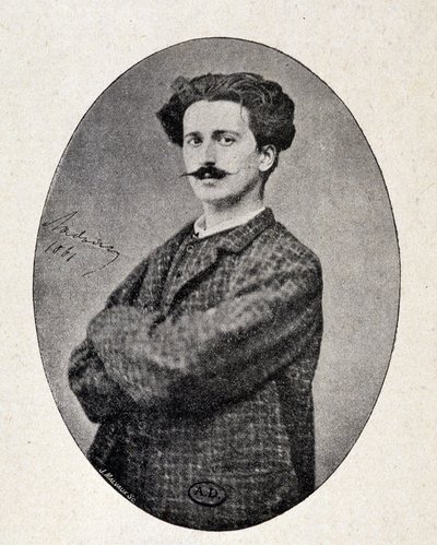 Portret van Felicien Rops door Unknown photographer