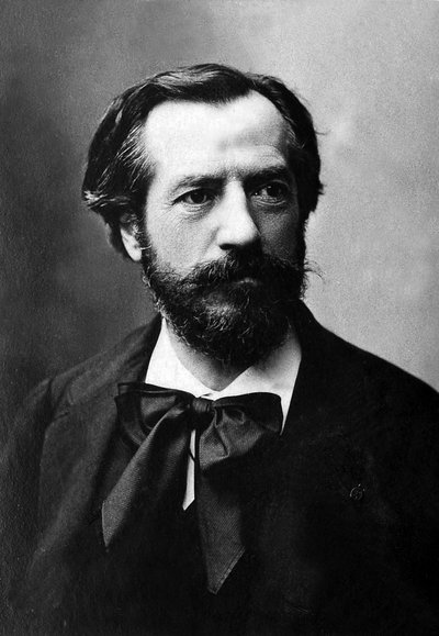 Portret van Frederic Auguste Bartholdi (1834-1904), Franse beeldhouwer door Unknown photographer
