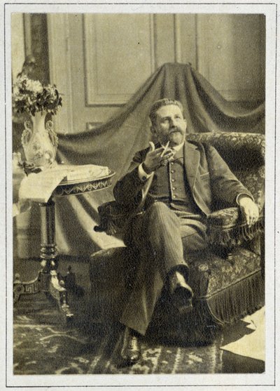 Portret van Generaal Georges Boulanger (1837 - 1891). door Unknown photographer