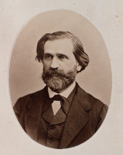 Portret van Giuseppe Verdi door Unknown photographer