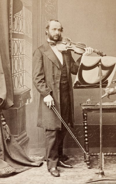 Portret van Henri Vieuxtemps door Unknown photographer