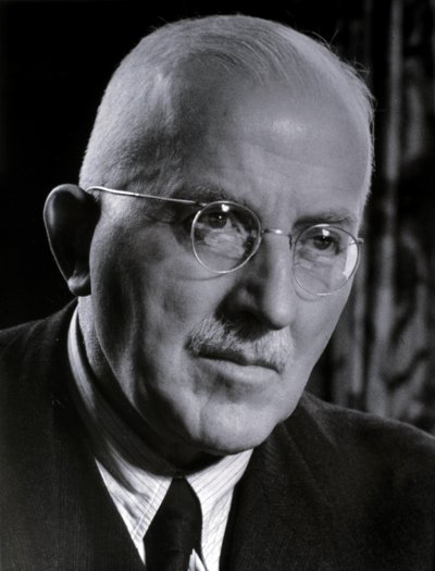 Portret van Hermann Staudinger (foto) door Unknown photographer