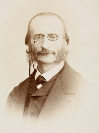 Portret van Jacques Offenbach door Unknown photographer