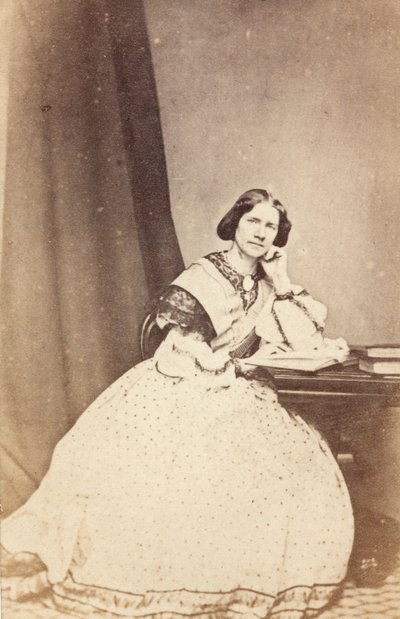 Portret van Jenny Lind Goldschmidt door Unknown photographer