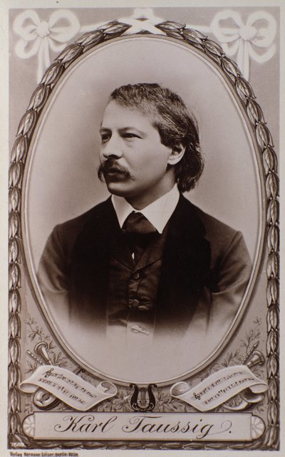 Portret van Karl Taussig door Unknown photographer