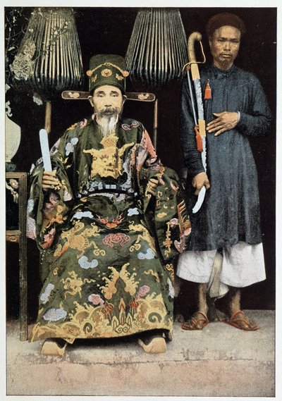 Portret van Kinh Luoc (Vicekoning) van Tonkin, eind 19e eeuw door Unknown photographer