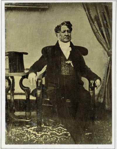 Portret van Louis Philippe I (1773 - 1850) in 1845 door Unknown photographer
