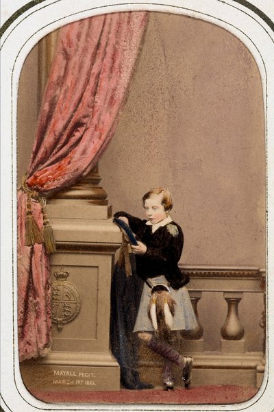 Portret van Prins Leopold van Engeland, Hertog van Albany door Unknown photographer
