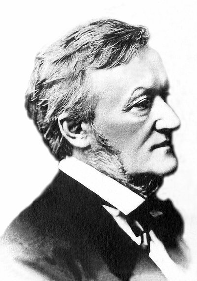 Portret van Richard Wagner (1813-1883), Duitse componist door Unknown photographer