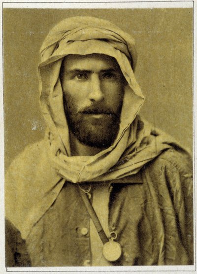 Portret van Savorgnan de Brazza in 1882 door Unknown photographer